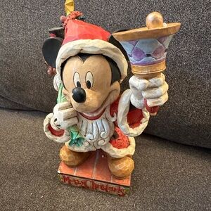 Disney Holiday Mickey Mouse Figurine - Red and White
